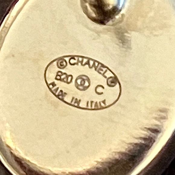 —SOLD OUT—Chanel 2020 CC Gold & Crystal Earrings with Simulated Tourmaline - Picture 4 of 13